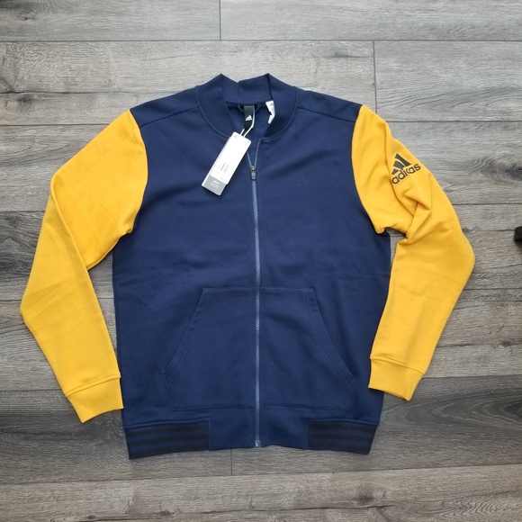 adidas Other - Big Blue Adidas Bomber Jacket